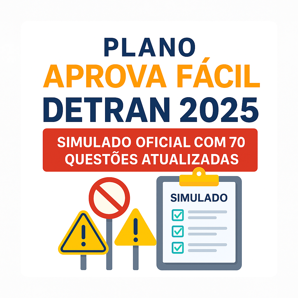 Capa do Simulado DETRAN